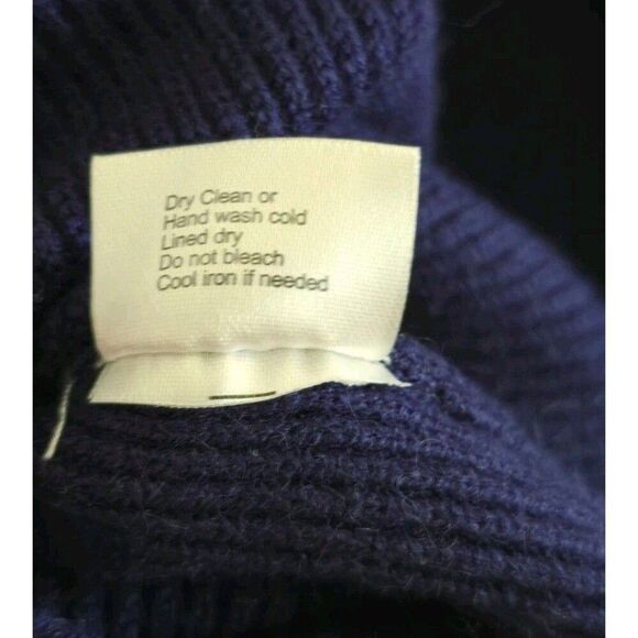 Moth Anthropologie Navy Red Stripe Sweater Size L Anchor Preppy - Picture 6 of 7